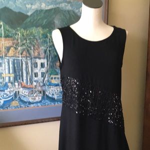 Simply Noelle Sequined LBD Knit Shift, Small